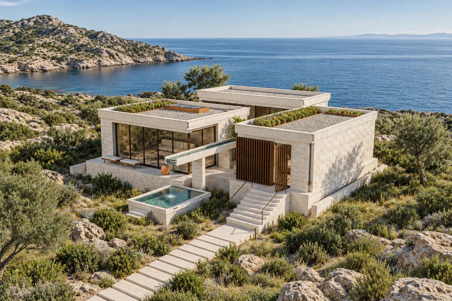 House Between Two Waterlines