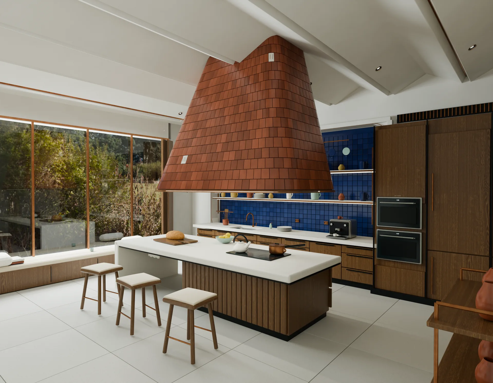 Mercer House: Ceramicist's Kitchen