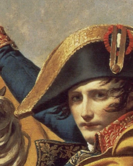 Napoleon Crossing the Alps, Jacques-Louis David, 1801