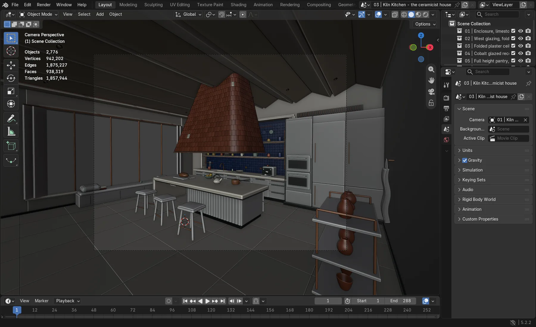Mercer House: Ceramicist's Kitchen, image 9